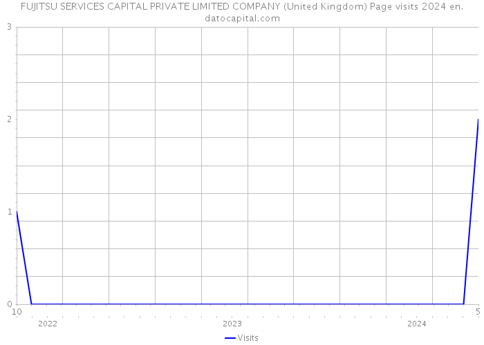 FUJITSU SERVICES CAPITAL PRIVATE LIMITED COMPANY (United Kingdom) Page visits 2024 