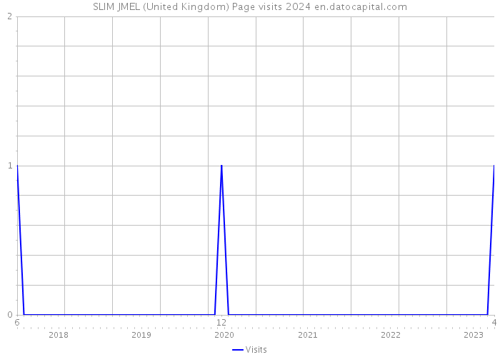SLIM JMEL (United Kingdom) Page visits 2024 