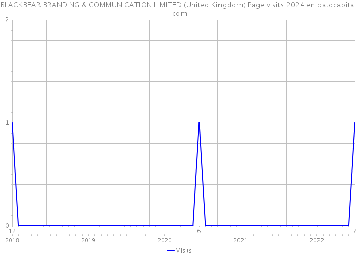 BLACKBEAR BRANDING & COMMUNICATION LIMITED (United Kingdom) Page visits 2024 
