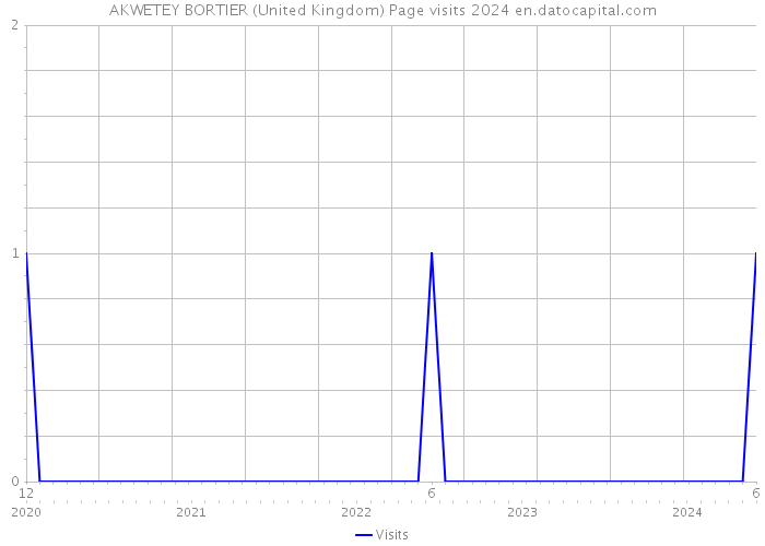 AKWETEY BORTIER (United Kingdom) Page visits 2024 