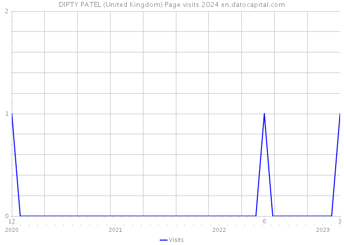 DIPTY PATEL (United Kingdom) Page visits 2024 