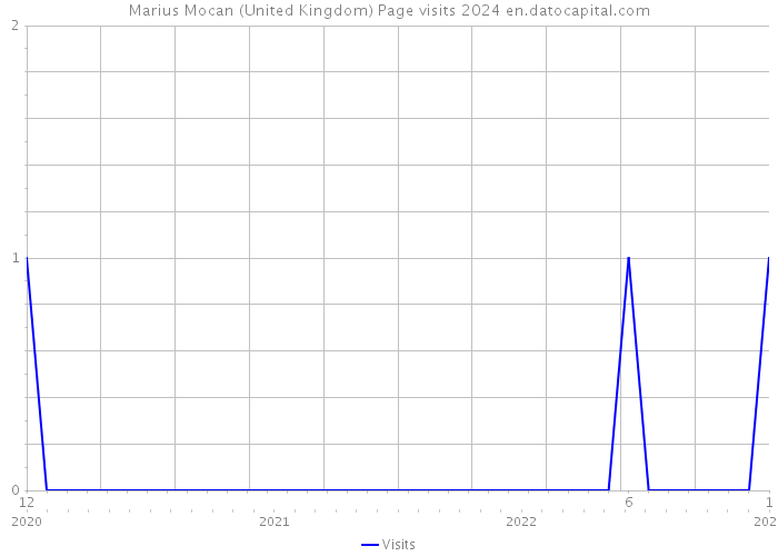 Marius Mocan (United Kingdom) Page visits 2024 