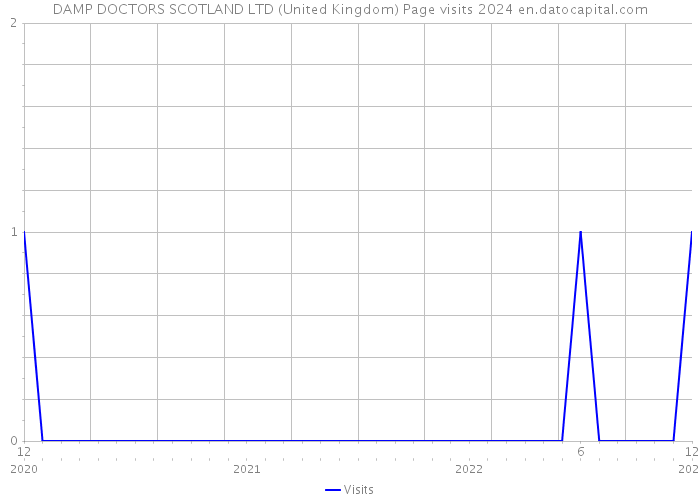 DAMP DOCTORS SCOTLAND LTD (United Kingdom) Page visits 2024 