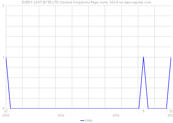 EVERY LAST BYTE LTD (United Kingdom) Page visits 2024 