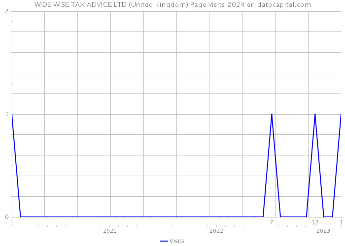 WIDE WISE TAX ADVICE LTD (United Kingdom) Page visits 2024 