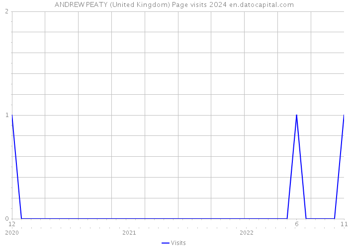 ANDREW PEATY (United Kingdom) Page visits 2024 