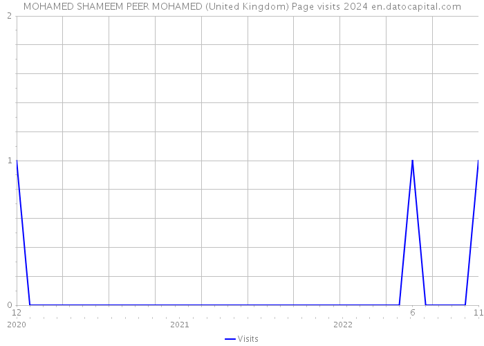 MOHAMED SHAMEEM PEER MOHAMED (United Kingdom) Page visits 2024 