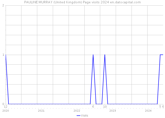 PAULINE MURRAY (United Kingdom) Page visits 2024 