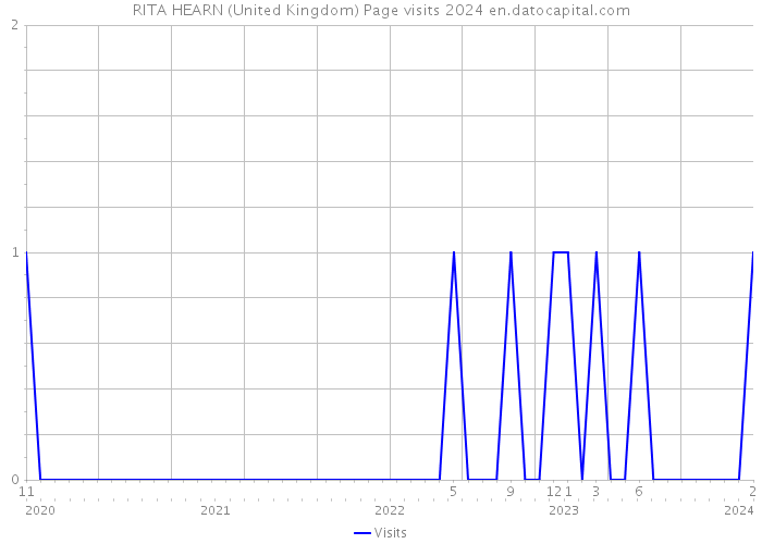 RITA HEARN (United Kingdom) Page visits 2024 