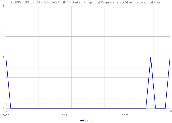 CHRISTOPHER DARREN CASTELINO (United Kingdom) Page visits 2024 