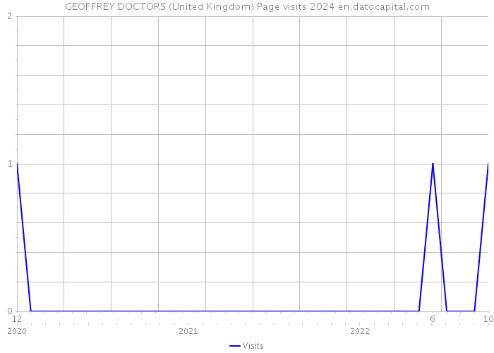GEOFFREY DOCTORS (United Kingdom) Page visits 2024 