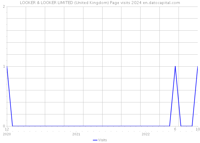 LOOKER & LOOKER LIMITED (United Kingdom) Page visits 2024 