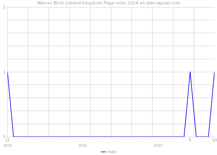 Warren Birch (United Kingdom) Page visits 2024 