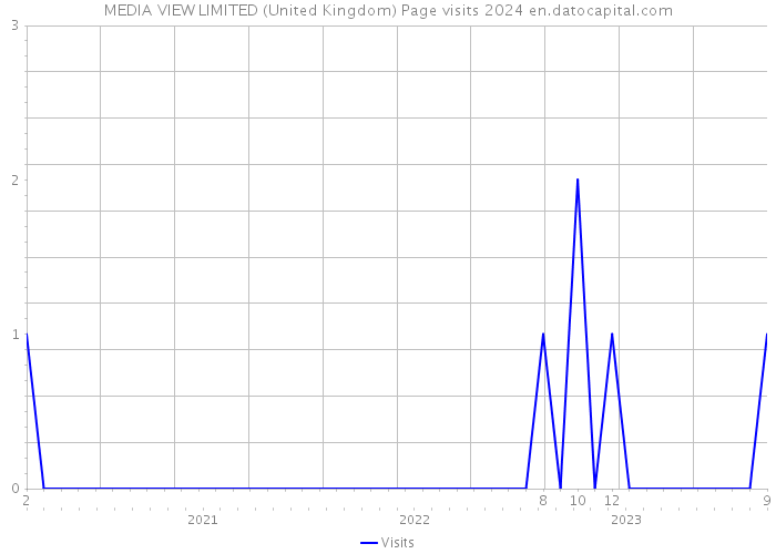 MEDIA VIEW LIMITED (United Kingdom) Page visits 2024 