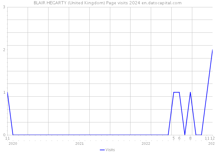 BLAIR HEGARTY (United Kingdom) Page visits 2024 