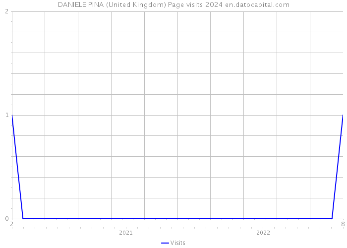 DANIELE PINA (United Kingdom) Page visits 2024 