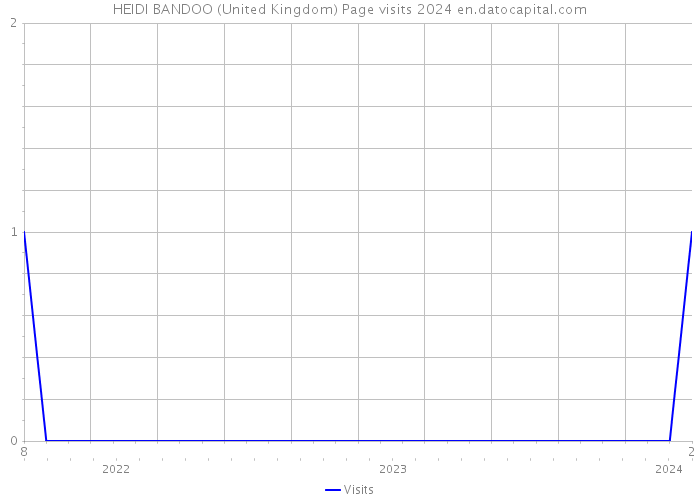 HEIDI BANDOO (United Kingdom) Page visits 2024 