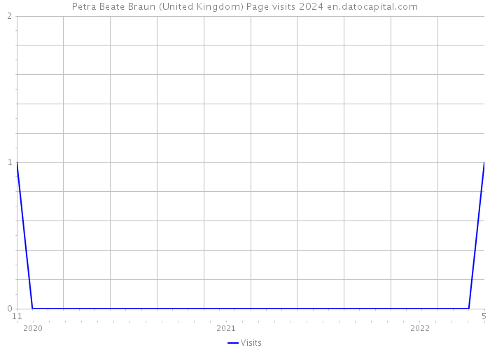 Petra Beate Braun (United Kingdom) Page visits 2024 