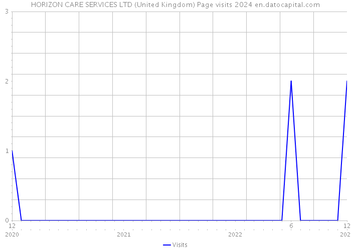 HORIZON CARE SERVICES LTD (United Kingdom) Page visits 2024 