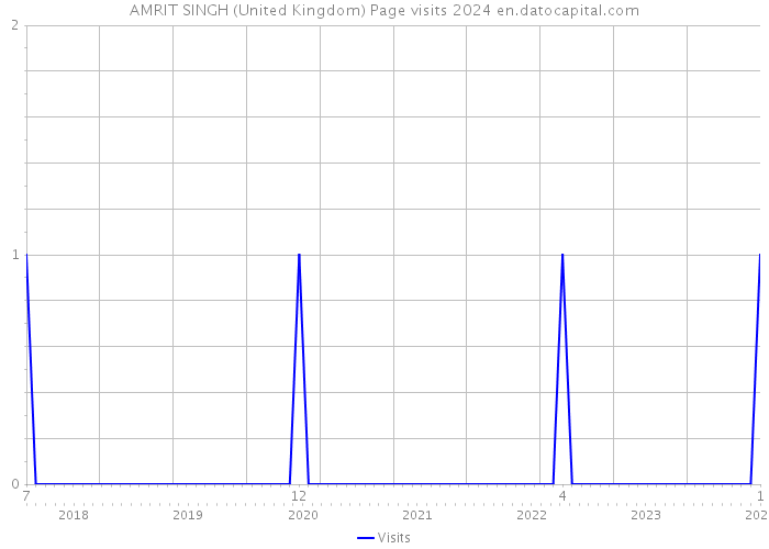 AMRIT SINGH (United Kingdom) Page visits 2024 