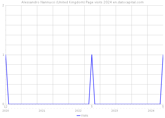 Alessandro Nannucci (United Kingdom) Page visits 2024 