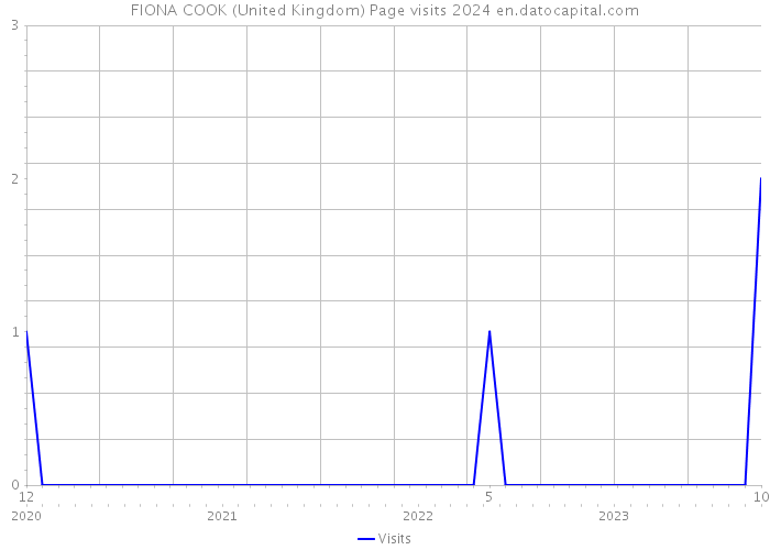 FIONA COOK (United Kingdom) Page visits 2024 