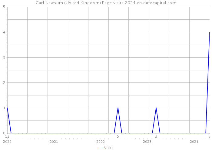 Carl Newsum (United Kingdom) Page visits 2024 