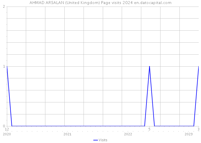 AHMAD ARSALAN (United Kingdom) Page visits 2024 