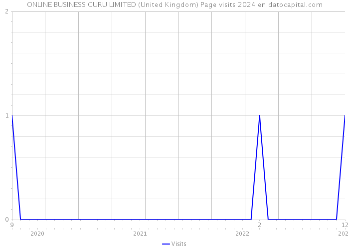 ONLINE BUSINESS GURU LIMITED (United Kingdom) Page visits 2024 