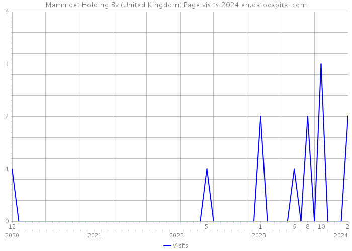 Mammoet Holding Bv (United Kingdom) Page visits 2024 