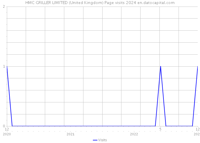 HMC GRILLER LIMITED (United Kingdom) Page visits 2024 