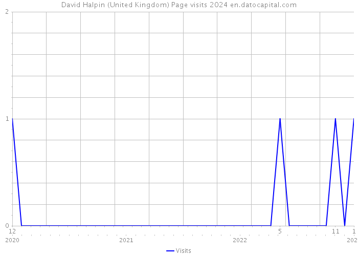 David Halpin (United Kingdom) Page visits 2024 