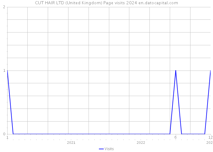 CUT HAIR LTD (United Kingdom) Page visits 2024 