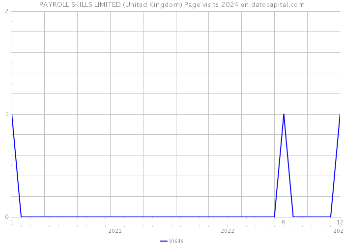 PAYROLL SKILLS LIMITED (United Kingdom) Page visits 2024 
