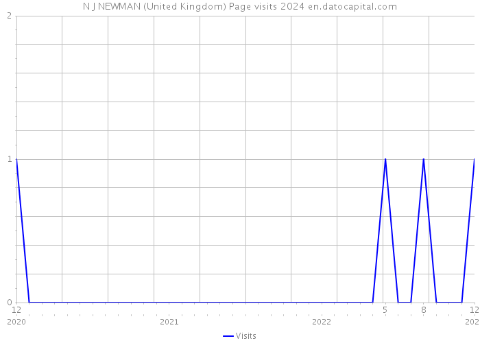 N J NEWMAN (United Kingdom) Page visits 2024 