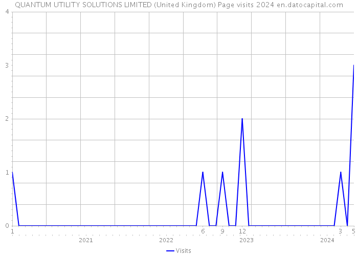 QUANTUM UTILITY SOLUTIONS LIMITED (United Kingdom) Page visits 2024 