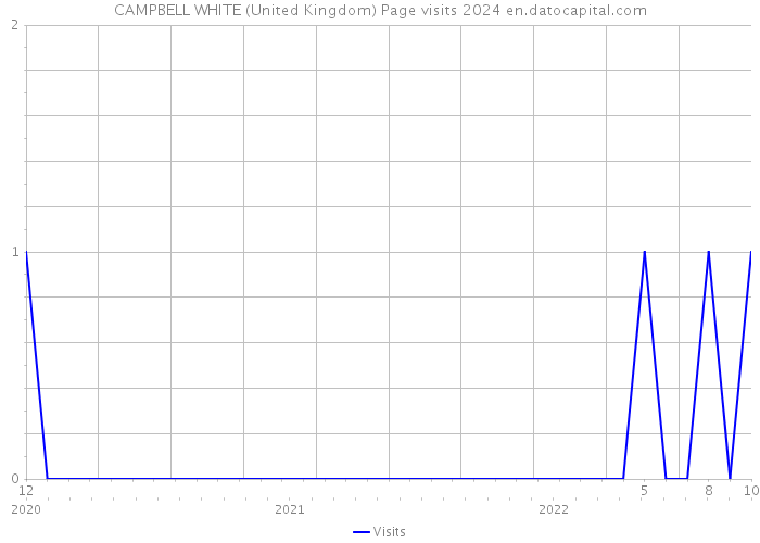 CAMPBELL WHITE (United Kingdom) Page visits 2024 