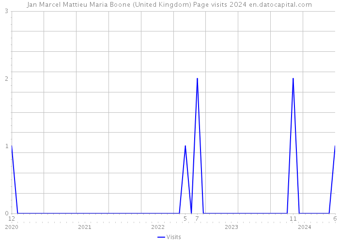 Jan Marcel Mattieu Maria Boone (United Kingdom) Page visits 2024 
