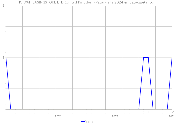 HO WAH BASINGSTOKE LTD (United Kingdom) Page visits 2024 