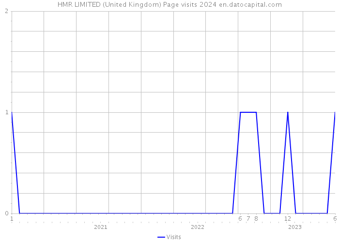 HMR LIMITED (United Kingdom) Page visits 2024 