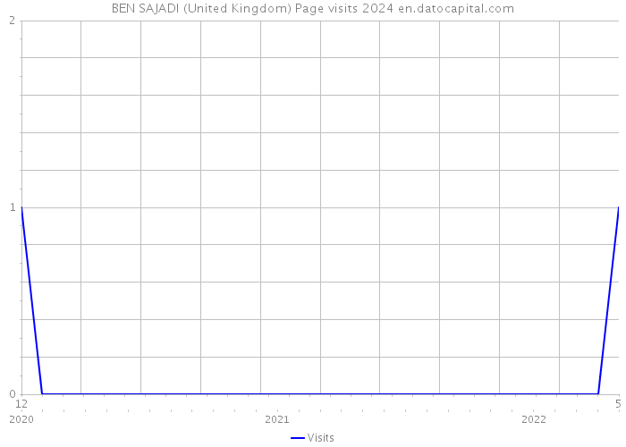 BEN SAJADI (United Kingdom) Page visits 2024 