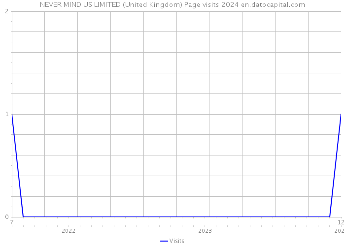 NEVER MIND US LIMITED (United Kingdom) Page visits 2024 