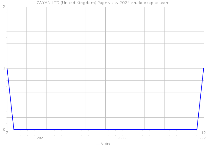 ZAYAN LTD (United Kingdom) Page visits 2024 