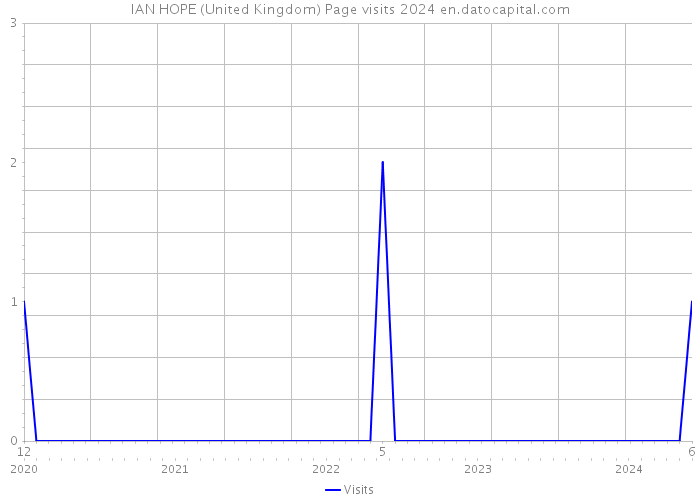 IAN HOPE (United Kingdom) Page visits 2024 