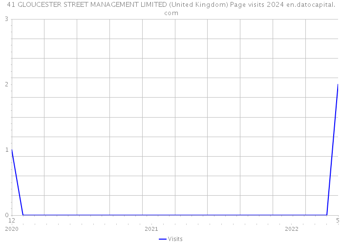 41 GLOUCESTER STREET MANAGEMENT LIMITED (United Kingdom) Page visits 2024 
