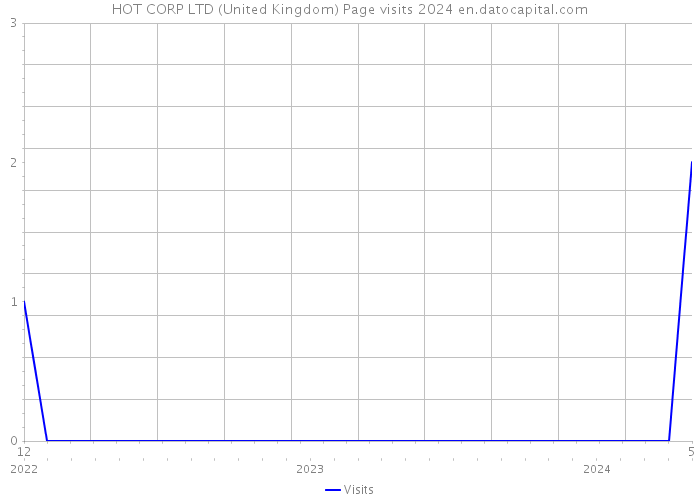 HOT CORP LTD (United Kingdom) Page visits 2024 