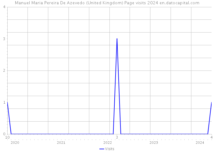 Manuel Maria Pereira De Azevedo (United Kingdom) Page visits 2024 