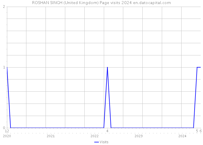 ROSHAN SINGH (United Kingdom) Page visits 2024 