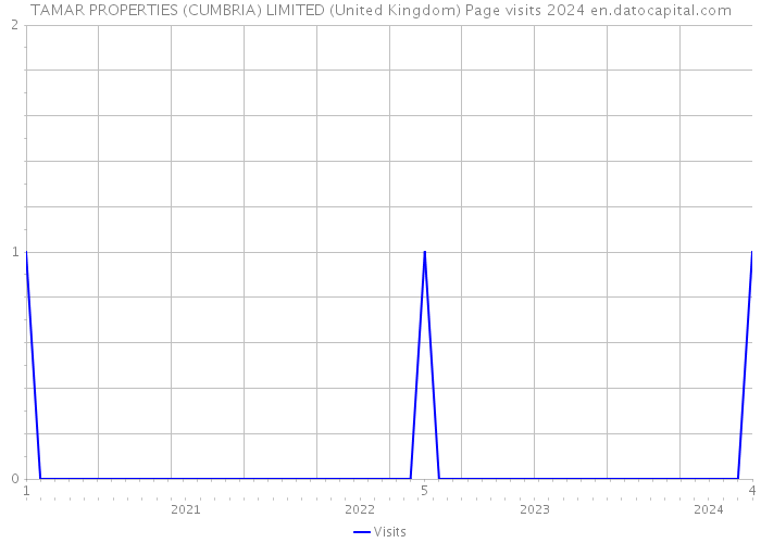 TAMAR PROPERTIES (CUMBRIA) LIMITED (United Kingdom) Page visits 2024 