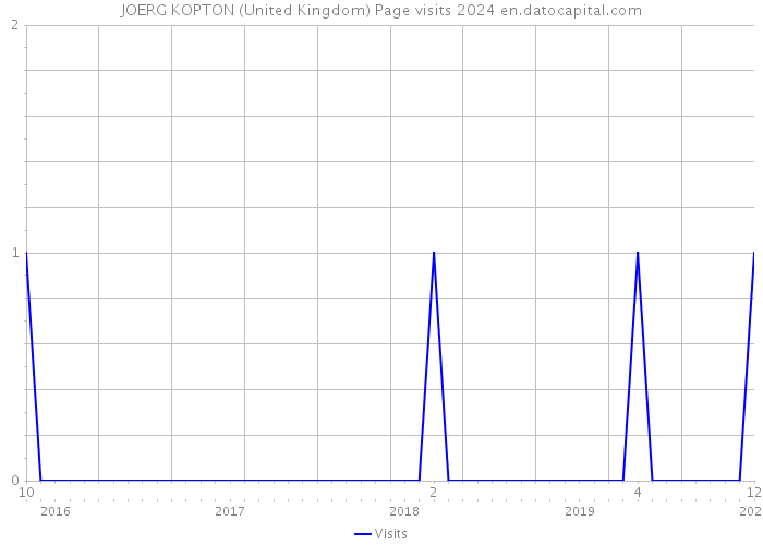JOERG KOPTON (United Kingdom) Page visits 2024 